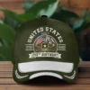 US Army 250th Birthday Custom Printed Hat - Personalized Rank & Name #000230